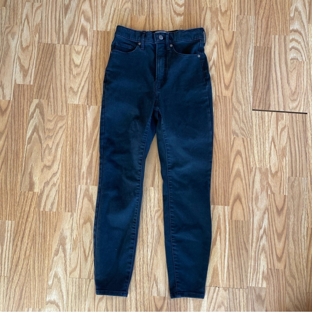 Everlane Women’s Black Skinny High Waited Jeans 27 Cropped Organic Cotton